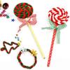 25pcs 30cm(11.81inch) Christmas Striped Chenille Stems Pipe Cleaners,Pipe Cleaners Tinsel Chenille Stems for Creative Craft DIY Art Supplies Retro Christmas Candy Cane Crafting Projects view 4