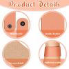 24 Pcs Plain PU Leather Bracelets Blank Snap Bracelets Wrist Cuffs DIY Craft Wristbands for Men Women Jewelry Making, 8.66 x 0.98 Inch, Leather Style view 4