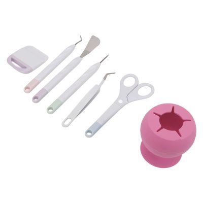 Easy Operation Complete Tools,Craft Tools Set, Precise CutCraft Tools Portable, Sturdy Durable for Paper Cutting Engraving DIY Scrapbooking (Pink), Craft Tools Set, Easy Operation Complete Tools