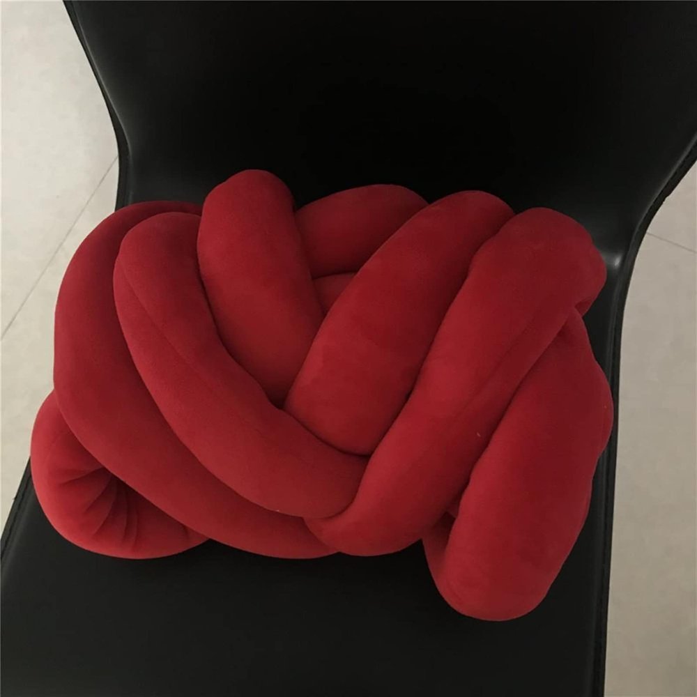 Yarn for Crocheting 500g Super Thick Chunky Yarn Cotton Tube Yarn Wool Alternative DIY Bulky Arm Knitting Blanket Hand Knitting Spin Yarn Crochet Kit (Color : Red Wine)