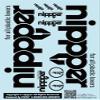 Pooze Modeling Works Vertex Nipper Decal Black Plastic Model Decal CNP-01K view 1