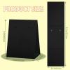 100 Pcs Standing Earring Display Cards Holders Paper Hanging Earring Packaging for Small Business Jewelry Packaging Supplies Selling DIY Retail Show Photography Props(Black) view 2