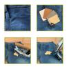 12 Pieces Premium Quality Fabric Iron-on Patches, Strong Glue, 100% Cotton Repair Decorating Kit, Size 3" x 4-1/4" (7.5 cm x 10.5 cm) view 4