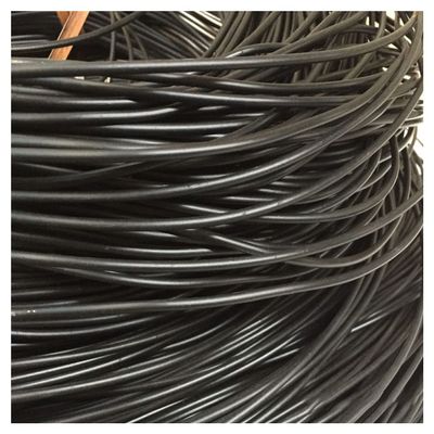homeemoh 60m Synthetic Rattan Weaving Material 3mm Solid Round PE Rattan Plastic Wicker for Furniture Repair, DIY Art & Craft Chair Weaving,Black