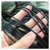 homeemoh 60m Synthetic Rattan Weaving Material 3mm Solid Round PE Rattan Plastic Wicker for Furniture Repair, DIY Art & Craft Chair Weaving,Black view 2