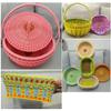 homeemoh 2.5mm Round PE Rattan 10m Synthetic Rattan Weaving Material Plastic Rattan for Knit Repair Basket Making DIY Art & Craft,Green view 3