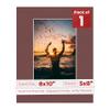 Poster Palooza 8x10 Mat Bevel Cut for 5x8 Photos - Acid Free Maroon Red Precut Matboard - For Pictures, Photos, Framing - 4-ply Thickness view 1