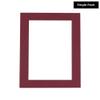 Poster Palooza 8x10 Mat Bevel Cut for 5x8 Photos - Acid Free Maroon Red Precut Matboard - For Pictures, Photos, Framing - 4-ply Thickness view 2