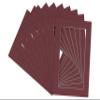 Poster Palooza Pack of 25 Acid Free 11x17 Mats Bevel Cut for 9x13 Photos - Maroon Red Precut Matboards with Backing Boards and Clear Photo Mat Bags for Pictures, Photos, Framing - 4-ply Thickness view 3