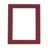 Poster Palooza Pack of 25 Acid Free 11x17 Mats Bevel Cut for 9x13 Photos - Maroon Red Precut Matboards with Backing Boards and Clear Photo Mat Bags for Pictures, Photos, Framing - 4-ply Thickness view 4