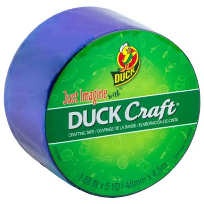 Duck Mirror Crafting Tape - Blue, 1.88 in. x 5 yd.