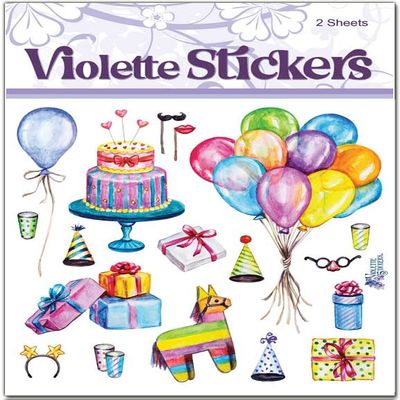 Violette Stickers Birthday Party