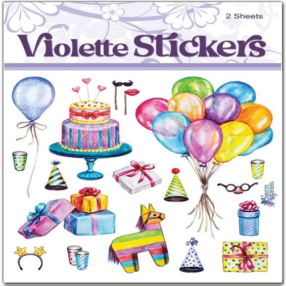 Violette Stickers Birthday Party