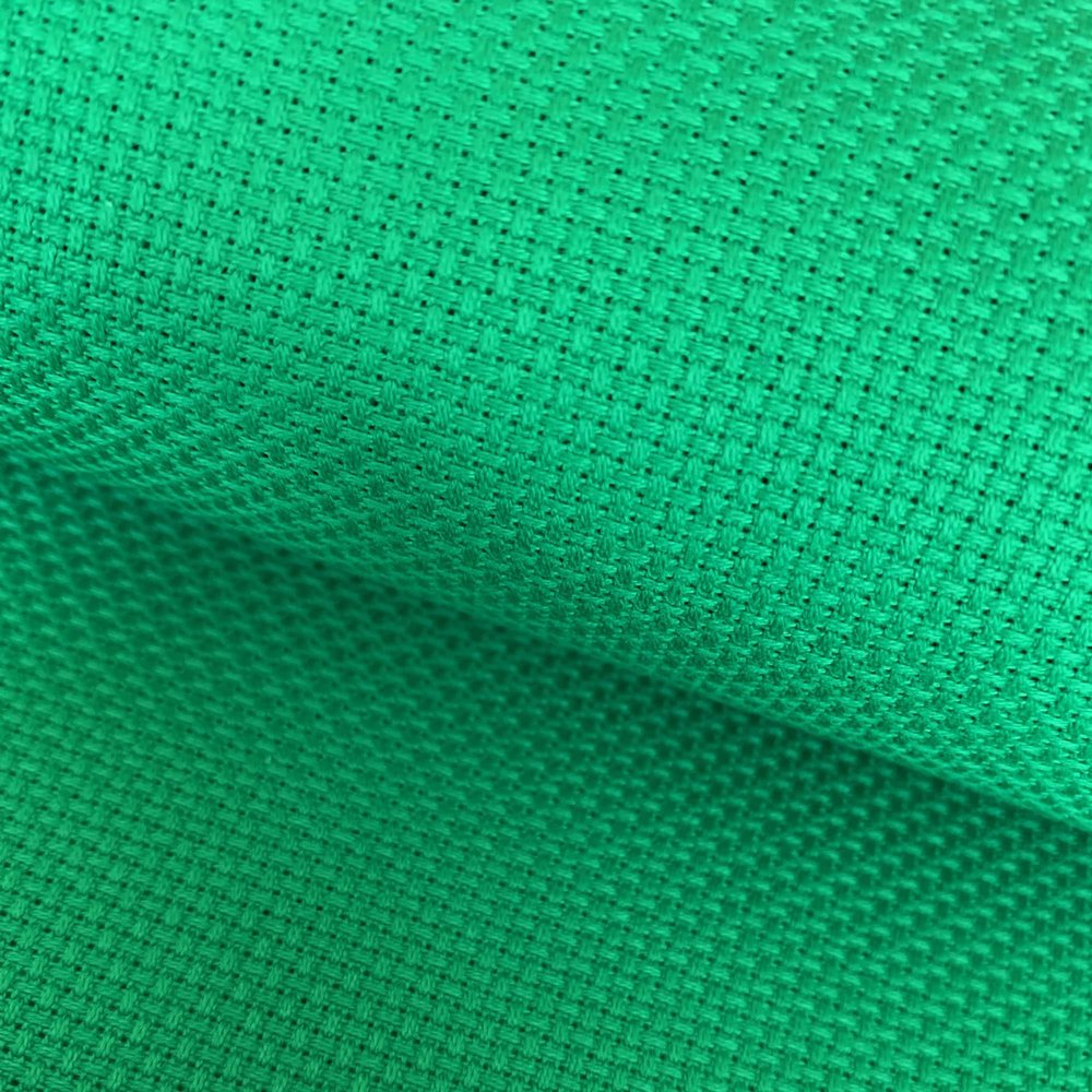14CT Aida Cloth Embroidery Cross Stitch Fabric, Spring Green, W29 x L35