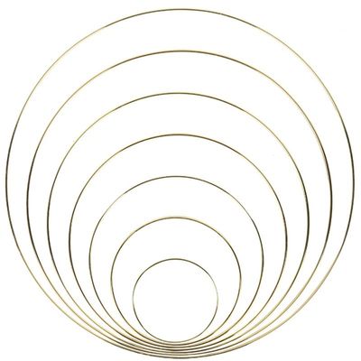 MMLFX 5pcs Metal Ring Iron Circle Round DIY Hoop for Flower Wreath Garland Home Birthday Party Wedding Decoration Baby Shower Catcher Dream (Size : 30cm Metal Hoop)