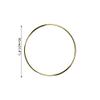 MMLFX 5pcs Metal Ring Iron Circle Round DIY Hoop for Flower Wreath Garland Home Birthday Party Wedding Decoration Baby Shower Catcher Dream (Size : 30cm Metal Hoop) view 2