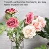 PATIKIL 3.9 Inch Flower Frog Lid, Metal Round Floral Vase Insert Arranger Six-Pointed Star Pattern for Arrangement Plant Fixation, Gold Tone view 4