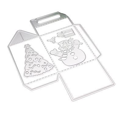 Christmas Snowman Box Metal Die Cuts, Cutting Dies for Card Making Clearance, Embossing Dies for Scrapbooking, DIY Album Paper Cards Decoration
