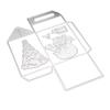 Christmas Snowman Box Metal Die Cuts, Cutting Dies for Card Making Clearance, Embossing Dies for Scrapbooking, DIY Album Paper Cards Decoration view 1