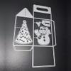 Christmas Snowman Box Metal Die Cuts, Cutting Dies for Card Making Clearance, Embossing Dies for Scrapbooking, DIY Album Paper Cards Decoration view 4
