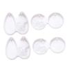 4pcs Silicone Jewelry Pendant Molds for Crafts Creative Casting Molds Hanging for Earrings and Charms Making view 1