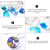 4pcs Silicone Jewelry Pendant Molds for Crafts Creative Casting Molds Hanging for Earrings and Charms Making view 3
