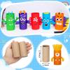 Henoyso 100 Packs Cardboard Tubes for Crafts, Thick Toilet Paper Rolls Empty for Kids Classroom Projects End of School Year Crafts Mother's Day DIY Gift Supplies (1.57 x 3.74 Inch,Brown) view 2