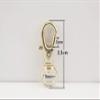 3dancraftit Trigger Swivel Snap Hooks Lobster Claw Clasps Swivel Lanyards Clips Hook zinc alloying 3/8 Inch / 8mm (Eye Size) 12 Pieces Gold AC126 view 2