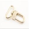 3dancraftit Push Gate Swivel Snap Hooks Lanyards Clasp Clips Lobster Clasps Hook zinc alloying 1 inch / 25mm (Eye Size) 6 Pieces Gold T77 view 3