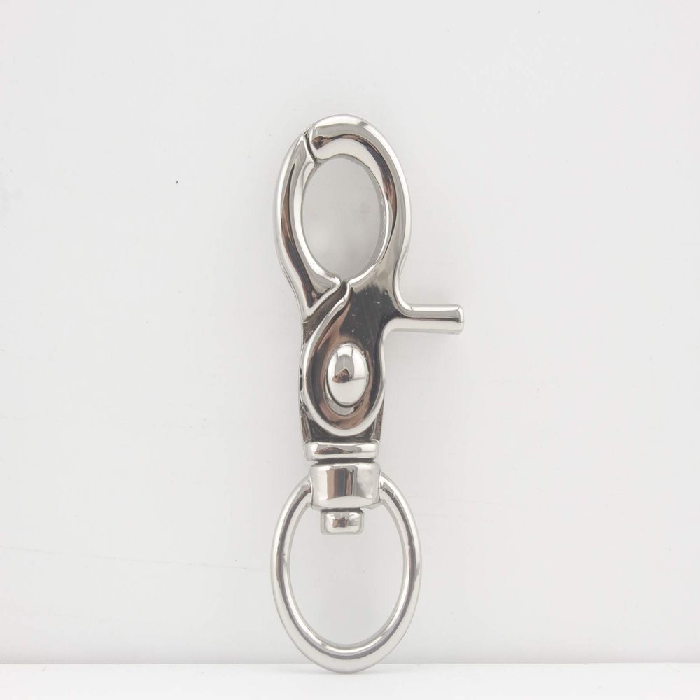 3dancraftit Lobster Claw Bolt Swivel Snap Hooks Clasp Lanyards Trigger Hook zinc alloying 1/2 inch / 13mm (Eye Size) 8 Pieces Nickel J32