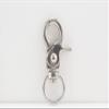 3dancraftit Lobster Claw Bolt Swivel Snap Hooks Clasp Lanyards Trigger Hook zinc alloying 1/2 inch / 13mm (Eye Size) 8 Pieces Nickel J32 view 1