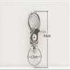 3dancraftit Lobster Claw Bolt Swivel Snap Hooks Clasp Lanyards Trigger Hook zinc alloying 1/2 inch / 13mm (Eye Size) 8 Pieces Nickel J32 view 2