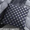 Feelyou Star American Flag Upholstery, Independence Themed Decorative Fabric, DIY Indoor/Outdoor, 3 Yards, Navy Blue view 4