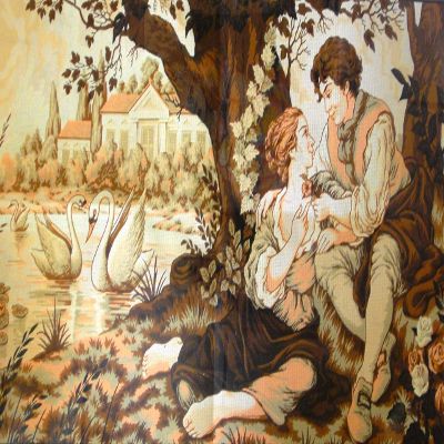 GOBELIN L Printed Canvas or Threads for Tapestry Embroidery Needlepoint Gobelin L (Canvas,''Darling'' A1070)