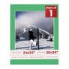 Poster Palooza 24x30 Mat Bevel Cut for 20x24 Photos - Acid Free Bright Green Precut Matboard - For Pictures, Photos, Framing - 4-ply Thickness view 1