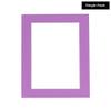 16x22 Mat Bevel Cut for 12x20 Photos - Acid Free Dark Purple Precut Matboard With Backing Board and Crystal Clear, Self Seal Photo Mat Bag - For Pictures, Photos, Framing - 4-ply Thickness view 2