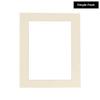 Poster Palooza 10x14 Mat Bevel Cut for 8x11 Photos - Acid Free Textured Cream Precut Matboard - For Pictures, Photos, Framing - 4-ply Thickness view 2