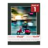 Poster Palooza 17x22 Mat Bevel Cut for 14x19 Photos - Acid Free Textured Black Precut Matboard - For Pictures, Photos, Framing - 4-ply Thickness view 1