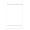 Poster Palooza 12x16 Mat Bevel Cut for 10x13 Photos - Acid Free Textured White Precut Matboard - for Pictures, Photos, Framing - 4-ply Thickness view 1