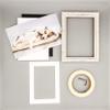 Poster Palooza 12x16 Mat Bevel Cut for 10x13 Photos - Acid Free Textured White Precut Matboard - for Pictures, Photos, Framing - 4-ply Thickness view 4