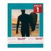 Poster Palooza 16x20 Mat Bevel Cut for 13x15 Photos - Acid Free Teal Blue Precut Matboard - For Pictures, Photos, Framing - 4-ply Thickness view 1