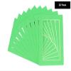 Poster Palooza Pack of 25 Acid Free 16x20 Mats Bevel Cut for 13x17 Photos - Bright Green Precut Matboards With Backing Boards and Clear Photo Mat Bags For Pictures, Photos, Framing - 4-ply Thickness view 2