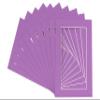 Poster Palooza Pack of 25 Acid Free 10x13 Mats Bevel Cut for 8x10 Photos - Dark Purple Precut Matboards With Backing Boards and Clear Photo Mat Bags For Pictures, Photos, Framing - 4-ply Thickness view 1