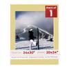 Poster Palooza 24x30 Mat Bevel Cut for 20x24 Photos - Acid Free Soft Yellow Precut Matboard - For Pictures, Photos, Framing - 4-ply Thickness view 1
