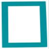 Poster Palooza 16x20 Mat Bevel Cut for 13x17 Photos - Acid Free Teal Blue Precut Matboard - For Pictures, Photos, Framing - 4-ply Thickness view 3