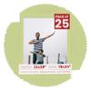 Pack of 25 Acid Free 22x28 Mats Bevel Cut for 19x24 Photos - Pistachio Green Precut Matboards With Backing Boards and Clear Photo Mat Bags For Pictures, Photos, Framing - 4-ply Thickness view 1