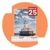 Poster Palooza Pack of 25 Acid Free 13x19 Mats Bevel Cut for 11.5x17 Photos - Orange Precut Matboards With Backing Boards and Clear Photo Mat Bags For Pictures, Photos, Framing - 4-ply Thickness view 1