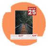 Poster Palooza Pack of 25 Acid Free 8x11 Mats Bevel Cut for 6x9 Photos - Orange Precut Matboards With Backing Boards and Clear Photo Mat Bags For Pictures, Photos, Framing - 4-ply Thickness view 1