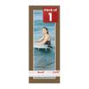 Pack of 25 Acid Free 16x40 Mats Bevel Cut for 12x36 Photos - Metallic Silver Precut Matboards With Backing Boards and Clear Photo Mat Bags For Pictures, Photos, Framing - 4-ply Thickness view 1