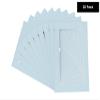 Poster Palooza Pack of 25 Acid Free 28x34 Mats Bevel Cut for 26x32 Photos - Baby Blue Precut Matboards With Backing Boards and Clear Photo Mat Bags For Pictures, Photos, Framing - 4-ply Thickness view 2